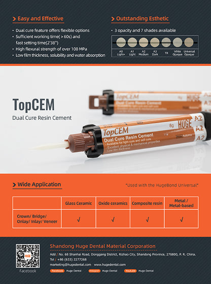 TopCEM Dual Cure Resin Cement